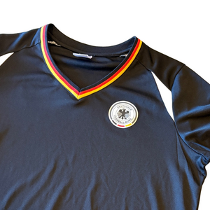 Germany DFB Black Soccer Jersey Deutschland 4 Star World Cup Large 2016